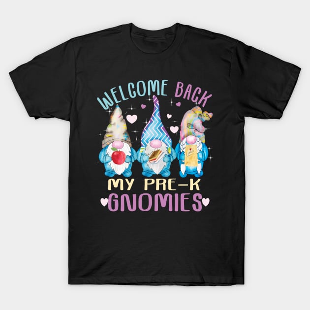 Welcome back My Pre-K Gnomes  back to school.. T-Shirt by DODG99